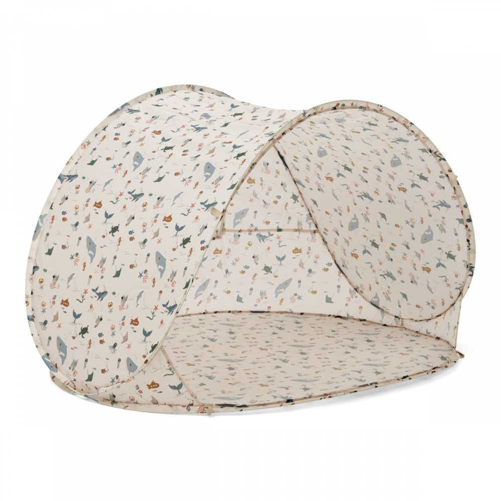 LIEWOOD Plážový stan SPF 40 Cassie Sea creature / Sandy