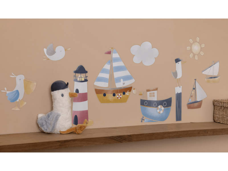 Little Dutch Little Dutch Samolepky na stenu Námořnický záliv