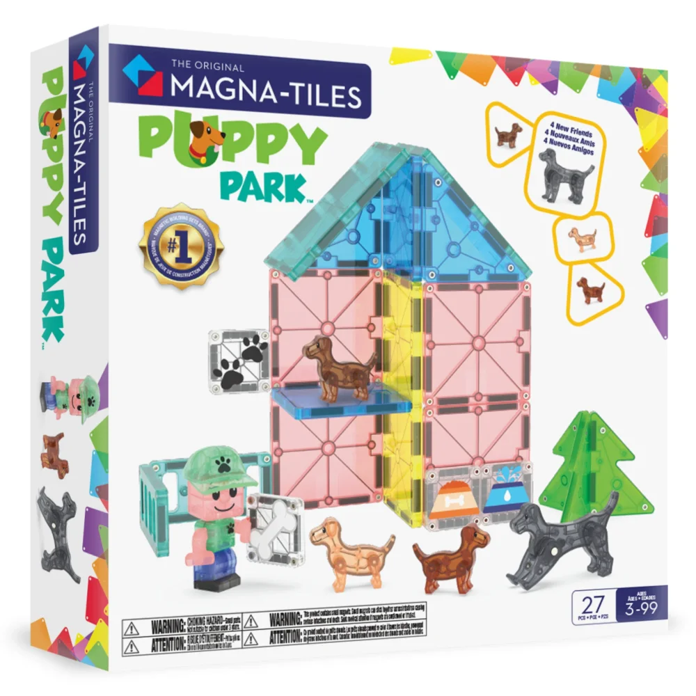 Magna-Tiles Magnetická stavebnica Puppy Park 27 dielov