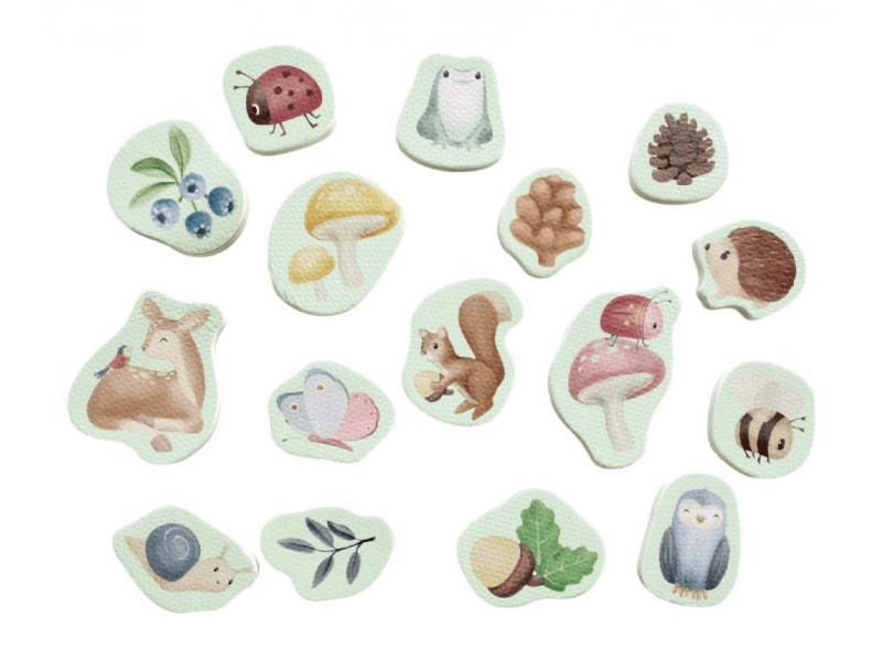 Little Dutch Little Dutch Pěnové samolepky Forest Friends