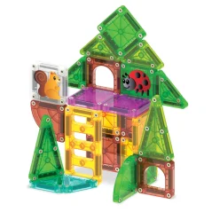 MAGNA-TILES Magnetická stavebnice microMAGS Treehouse Travel Set 24 dílů