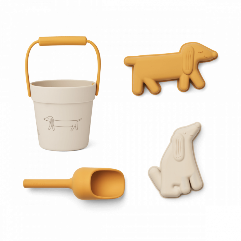 Mini-Sandset aus Silikon Kit Hund