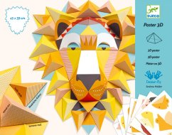 Basteln mit Papier: 3D-Poster Der König der Tiere