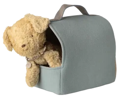 Prepravka pre plyšové zvieratká Dusty blue Maileg
