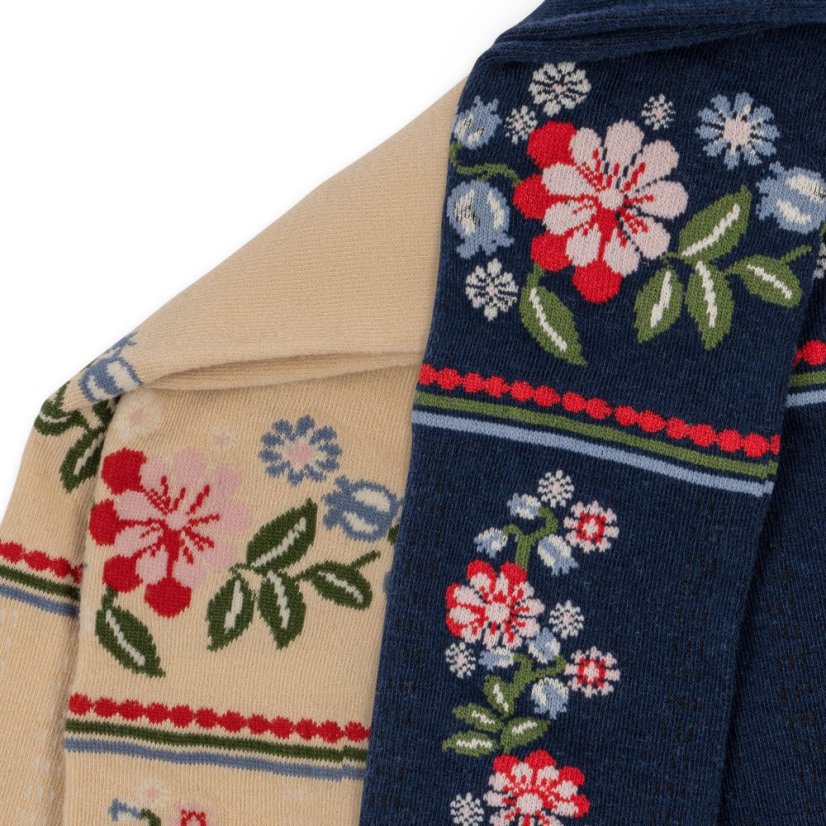 Pančuchy 2ks navy/creme rôzne veľkosti