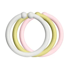 BIBS Loops Ringe 12 Stück Dunst-Wiese-Blüte