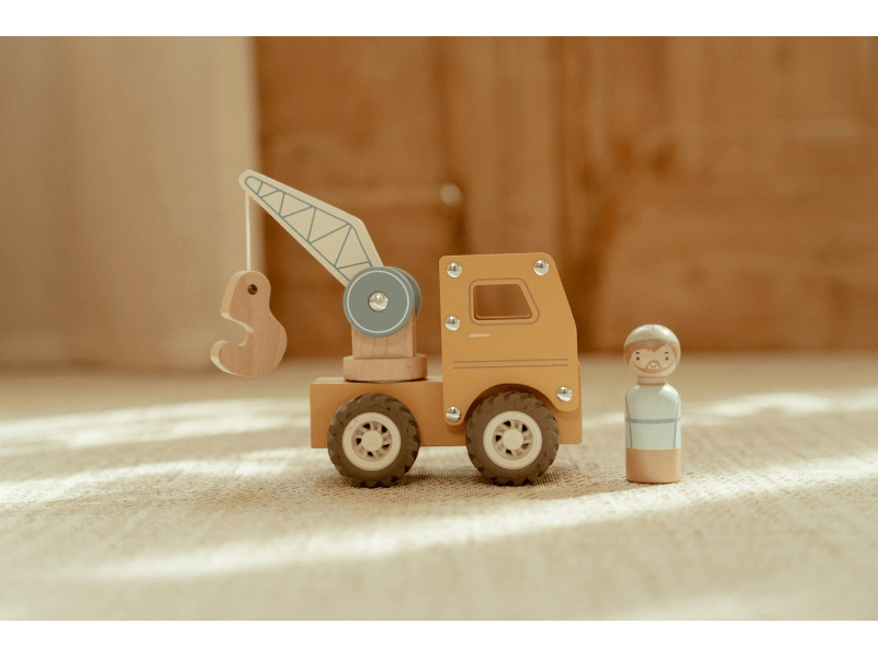 Little Dutch Autožeriav drevený