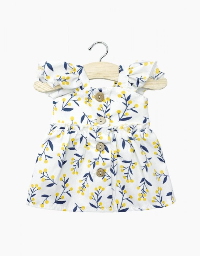 Élisa-Kleid für die Puppe - Mimosa