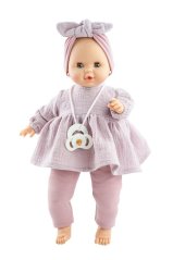 Oblečenie pre bábätko 36 cm - ružový set s cumlíkom Sonia