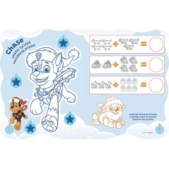 Nejkrásnější vánoční omalovánky se samolepkami Tlapková patrola