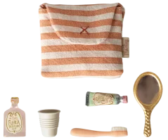 Zahnbürstenset in einer Tasche für Coral Mouse Maileg