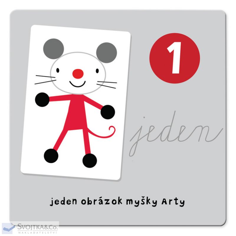 Myška Arty – Wortkarten mit Marker