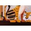 Puzzle dotykové Deň v zoologickej záhrade s textúrou 20 dielov od 3-6 rokov