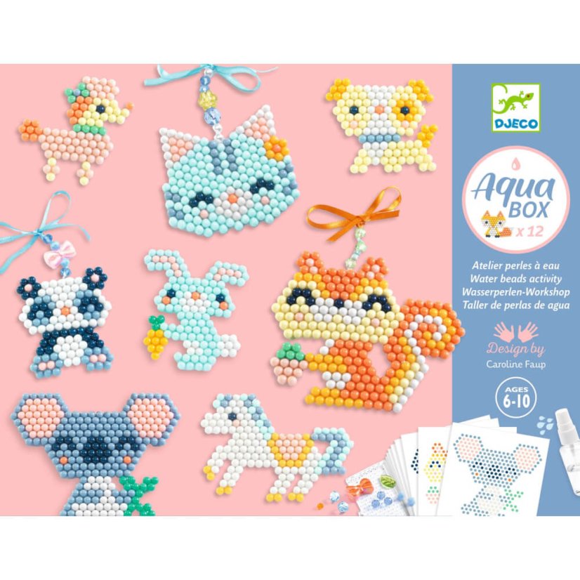 Artistic Aqua – Korálkování – 12 přívěsků