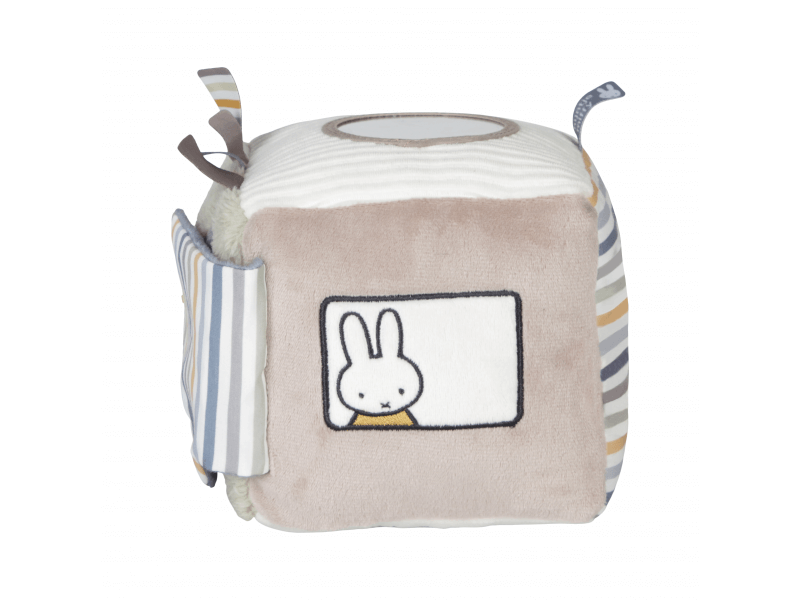 Little Dutch Plyšová kocka Králiček Miffy fluffy green