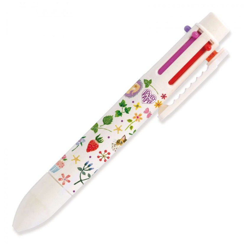 6-Farben-Gelstift in verschiedenen Ausführungen - 6-Farben-Gelstift: Lucille