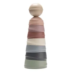 BIBS stohovací balanční věž - pastel-rainbow