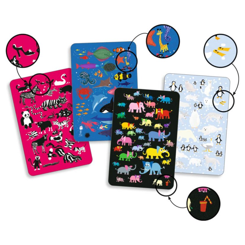 Mysteriöse Tiere: Ein Kartenspiel um Wahrnehmung und Geschwindigkeit (Myster Animo)