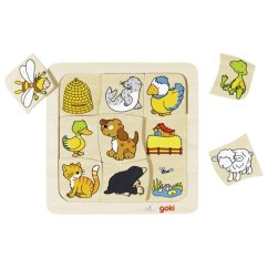 Drevené puzzle Kde žijem?