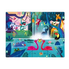 Dschungelpuzzle mit Überraschung 20 Teile