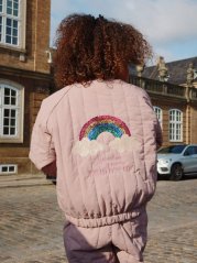 Detská bunda bomber Twilight mauve rôzne veľkosti