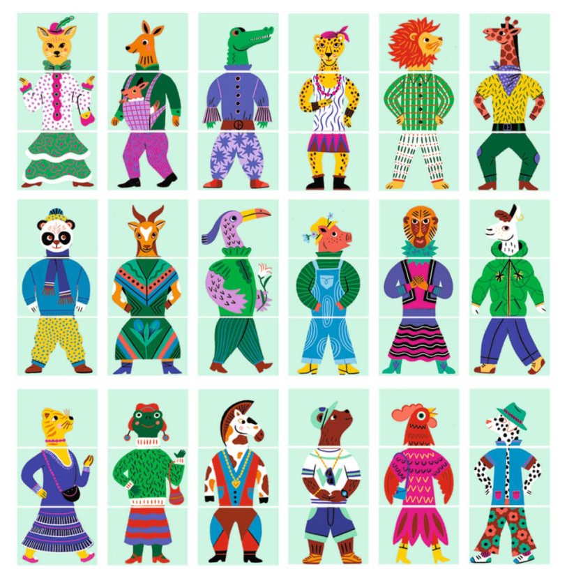 Mix & Match Modanimo edukačná hra