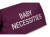 Toaletná taška Baby necessities Aubergine