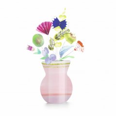 DIY Kreieren Sie selbst einen Blumenstrauß, Blumen mit einer Vase 30 Stk