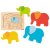 Viacvrstvové puzzle rôzne druhy