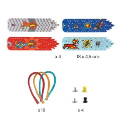DIY – Machen Sie 4 Super Strength-Armbänder selbst