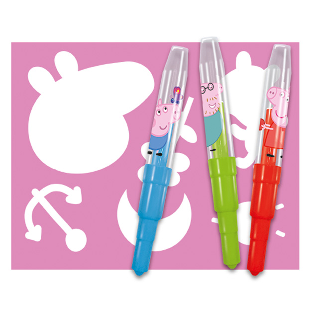 Foukací fixy 10 + 1 Peppa