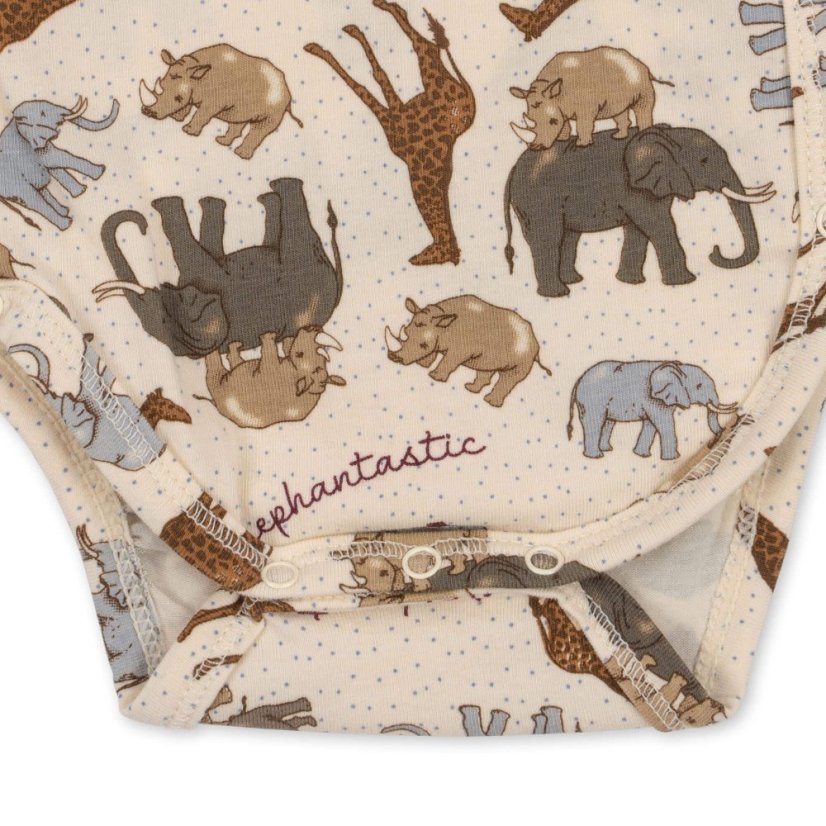 Body elephantastic na zapínání různé velikosti - Velikost: 68 / 6 měsíců