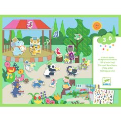 Ablösbare Aufkleber Musikalische Begleitung