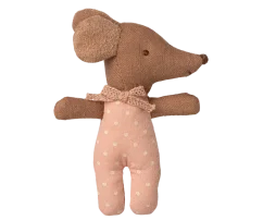 Myší miminko v krabičce rose Maileg