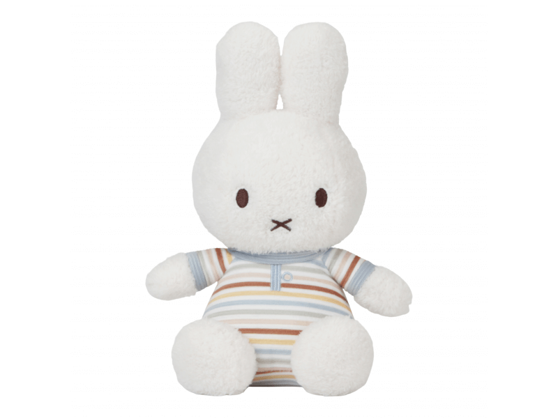 Plüschkaninchen Miffy Vintage Streifen 25 cm
