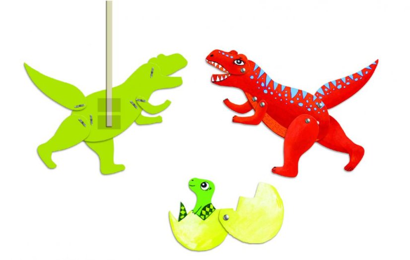 Papierfiguren - Dinosaurier