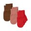 Balenie 3 ks palčiakov rose/pecan/scarlet rôzne veľkosti