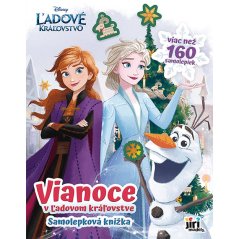 Samolepková knížka Vánoce v Ledovém království