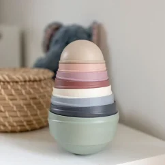 BIBS stohovací balanční věž - pastel-rainbow