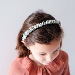 Čelenka scrunchies Gingham