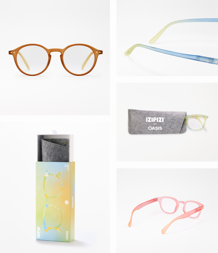 #D SCREEN Brýle pro dospělé IZIPIZI různé barvy - IZIPIZI farby: JOYFUL CLOUD