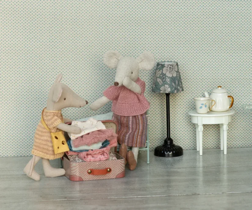 Aktentasche aus Metall Rose micro Maileg