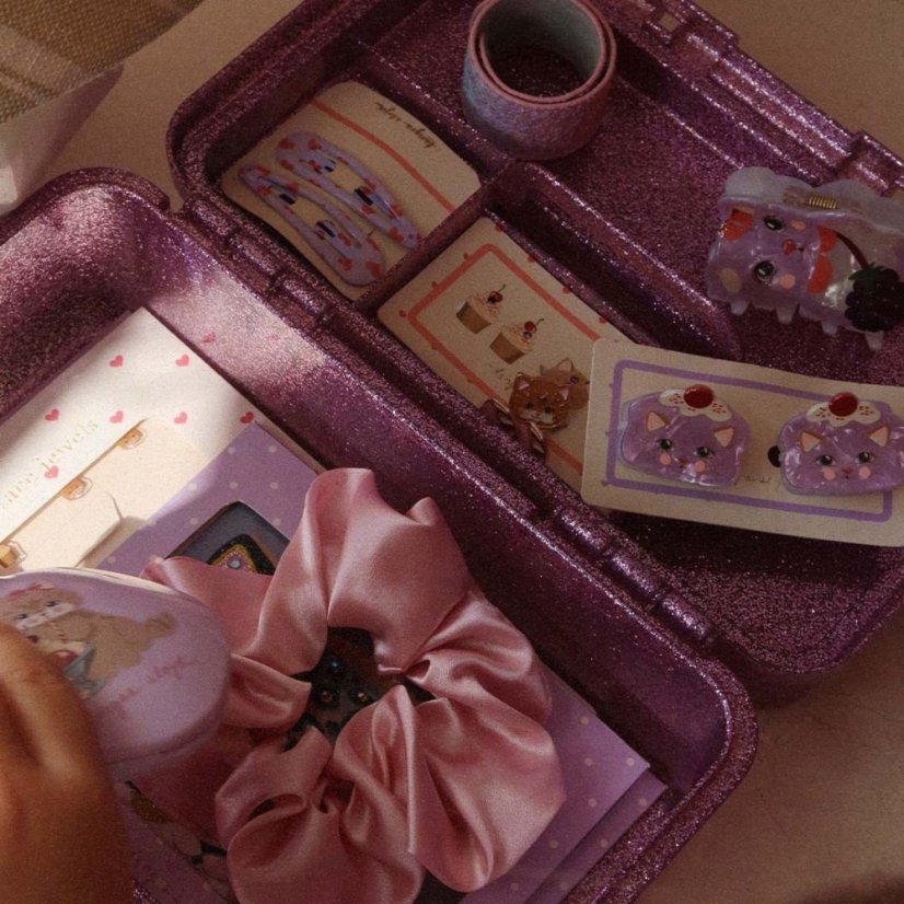 Kufřík s doplňky pro holčičku Amour Pink