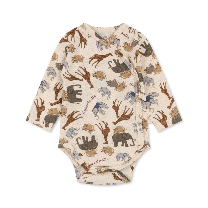 Body elephantastic na zapínanie rôzne veľkosti - Veľkosť: 68 / 6 mesiacov