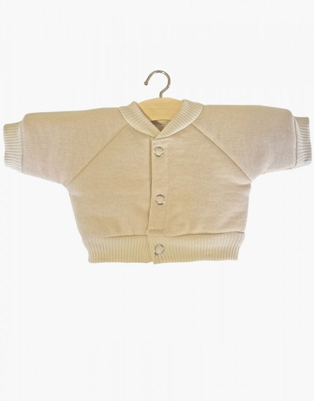 Beiges Sweatshirt für Puppen