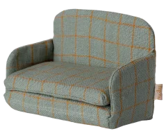 Miniaturní gauč pro myšky Checker Maileg