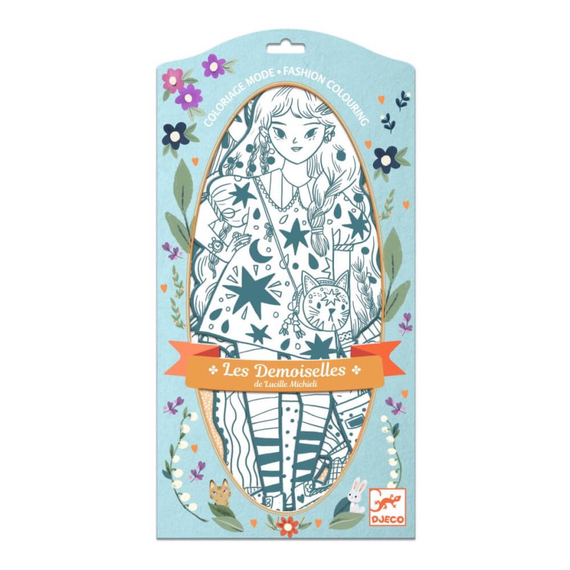 Große Malvorlagen von Angela und ihren Freunden (4 Stk.)