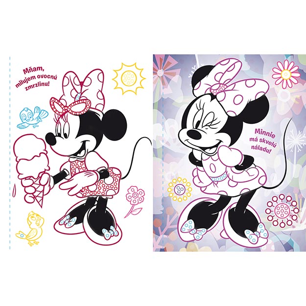 Maľovanky s kamienkami Minnie