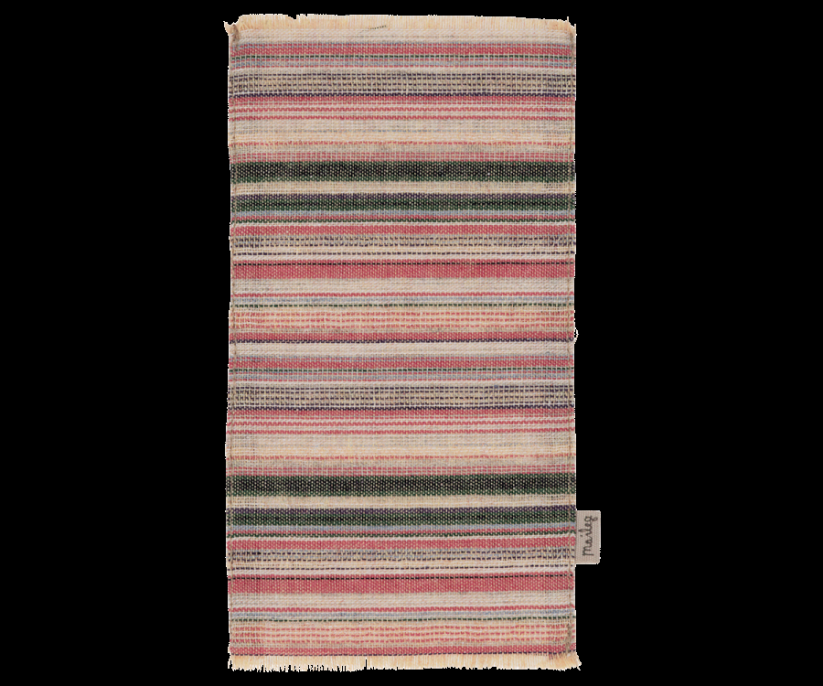 Miniatúrny, farebný bavlnený koberec Maileg