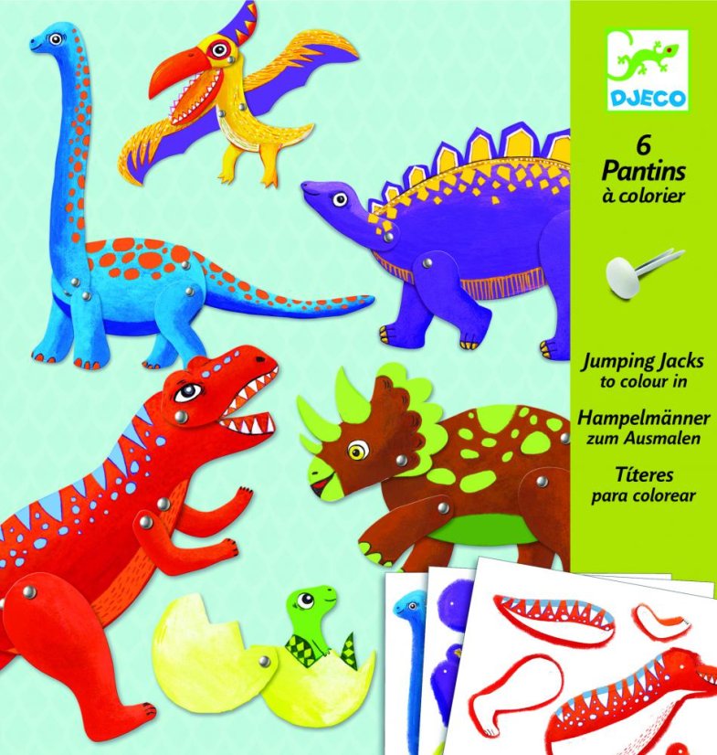 Papierfiguren - Dinosaurier